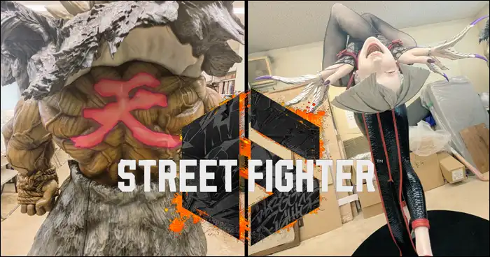 Street Fighter 6 director showcases life-size statues of Jamie, A.K.I. and Akuma