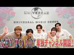 KEY TO LIT opens TikTok, instagram, KEY TO LIT debut song will post music video on YouTube Friday 10/23 at 22:00 Japan Time, will have a YouTube livestream Friday 10/23 at 23:00 Japan Time