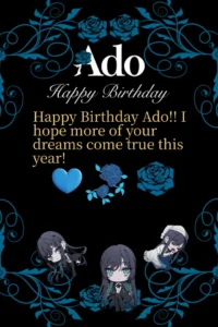 Happy Birthday Ado!! : r/ADO