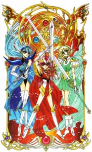 Back in the 90s, isekai was mostly shoujo: Magic Knight Rayearth by CLAMP : r/menwritingwomen