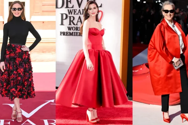 The Red Shoe Moments from 'The Devil Wears Prada' Press Tour