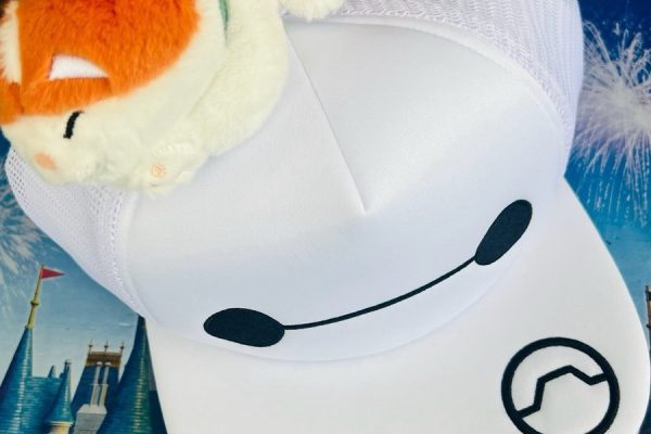 2026 Disney Parks Big Hero 6 Baymax & Mochi Mesh SnapBack Cap Hat