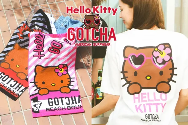 Tanned Hello Kitty Stars in Sanrio's New Surf-Inspired GOTCHA Collab Collection