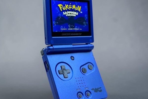 Modded Game Boy Advance SP Console