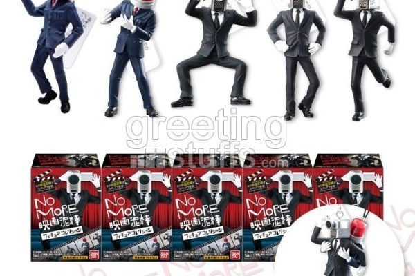 No More Movie Thief Camera Man / Patlamp Man - Holiday Greeting Stuffs - Free Shipping Anime Figure Collectibles, Gashapon Figure, Fashion Accessories