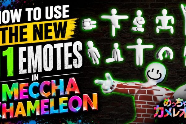 How to use the new 11 emotes in MECCHA CHAMELEON (whistle/Taunt is bugged)
