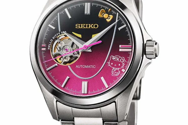 SEIKO HELLO KITTY SHINKANSEN FINALE COMMEMORATIVE MECHANICAL WATCH MAD – japan-select