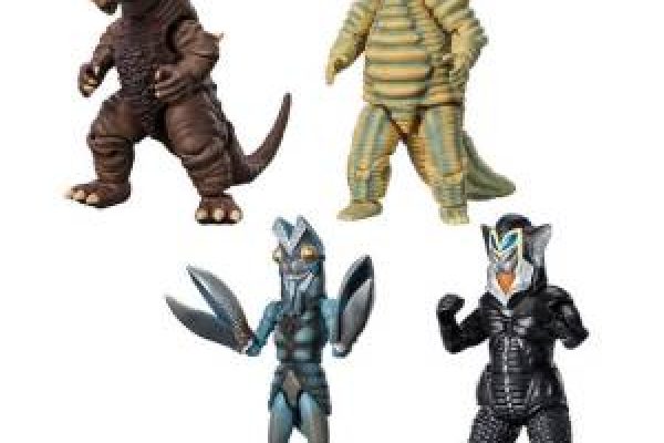 Choudou Alpha Ultra Kaiju Set of All 4 Types