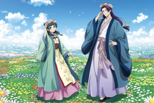 Jinshi & Maomao NEW Official Illustration! 🌸🌼 : r/KusuriyaNoHitorigoto