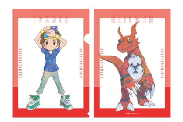 CDJapan : DIGIMON TAMERS Takato & Guilmon Ani-Art Clear Folder Collectible