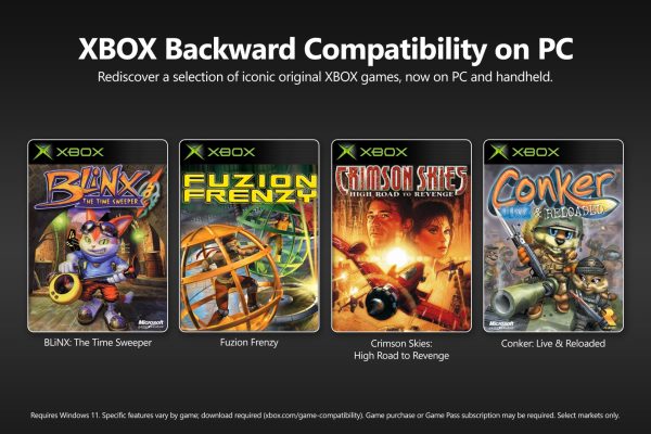 Xbox Backward Compatibility Comes to PC and Handhelds at Last, Reviving Conker and BLiNX With 4x Upscaling