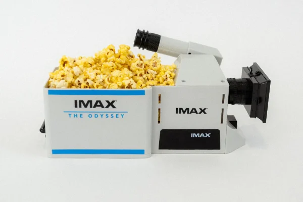 The IMAX Film Camera Popcorn Bucket
