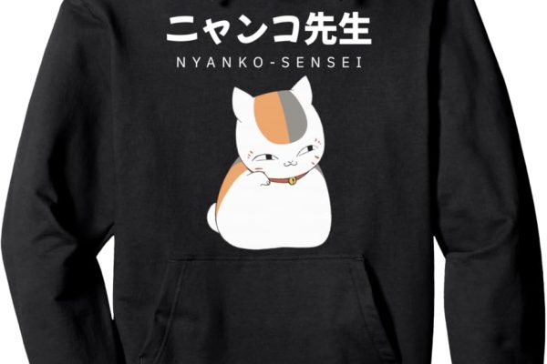 Amazon.com: Madara Nyanko Sensei Natsume Yuujinchou Book of Friends Cat Pullover Hoodie : Clothing, Shoes & Jewelry