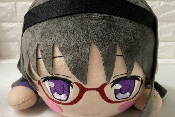 Madoka Magica mega jumbo Nesoberi Plush Doll Stuffed toy Akemi Homura SEGA Japan