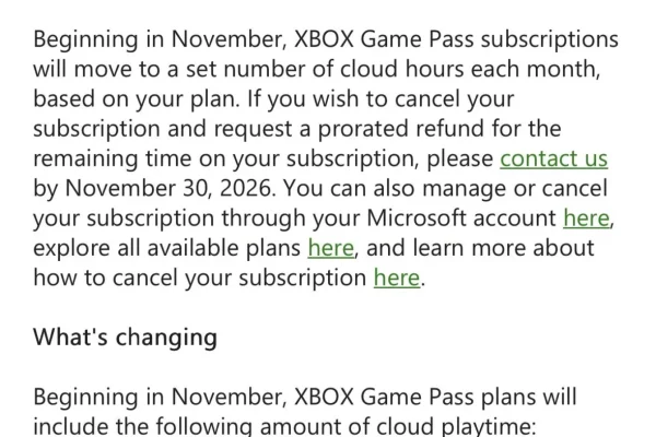Cloud hour limits : r/XboxGamePass