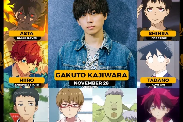Happy birthday to Asta's JP VA! (Gakuto Kajiwara) : r/BlackClover