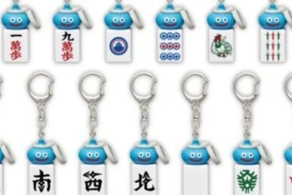 Dragon Quest Walk AM Tsumorundesu Slimechi's Mahjong Tile Keychain and Memories of DQ Walk Mahjong｜syou526