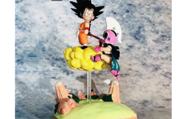 Son Goku and Chichi on Nimbus Cloud Dragon Ball Anime Figure Collector 9cm | eBay UK