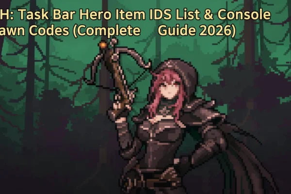 TBH: Task Bar Hero Item IDs List & Console Spawn Codes (Complete Guide 2026)
