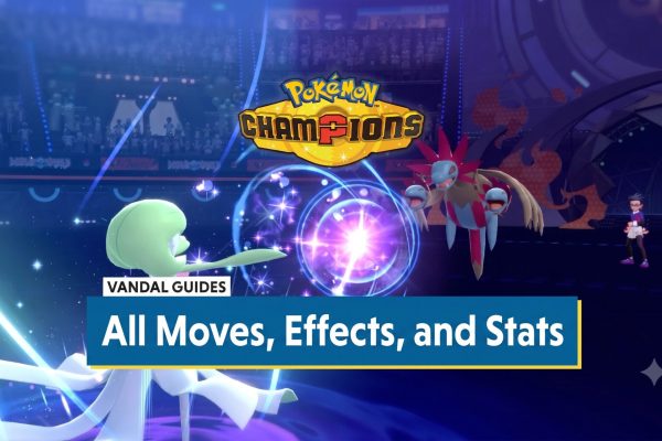 Pokémon Champions: All Moves, Effects, and Stats