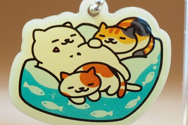 Tubbs Neko Atsume Kitty Collector Metal Keychain Japan Q362 | eBay