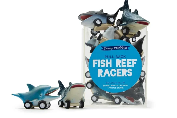 Reef Racers Plastic Fish Pull Back Toy SHARK