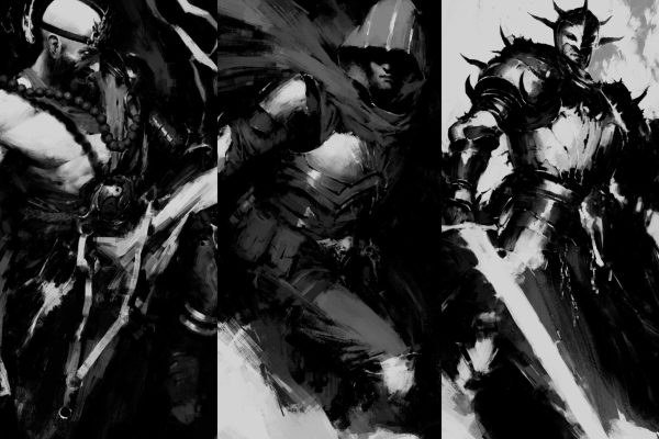 First concept art for Diablo 5 classes Monk, Demon Hunter and Plague Knight : r/diablo4