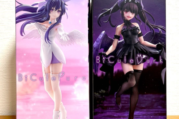 Date A Live BiCute Pure Tohka Yatogami & BiCute Dark Kurumi Tokisaki Figure Set