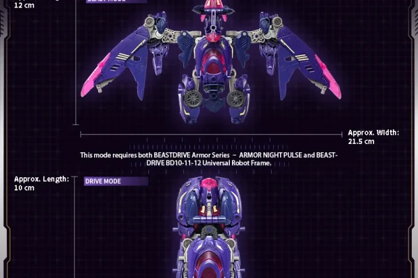 BEASTDRIVE BD-12 Armor Night Pulse | 52TOYS – BEASTBOX