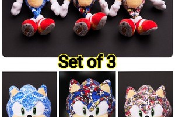 Sonic the Hedgehog x Kosuke Kawamura Sega Store Exclusive Toy Set of 3 | eBay