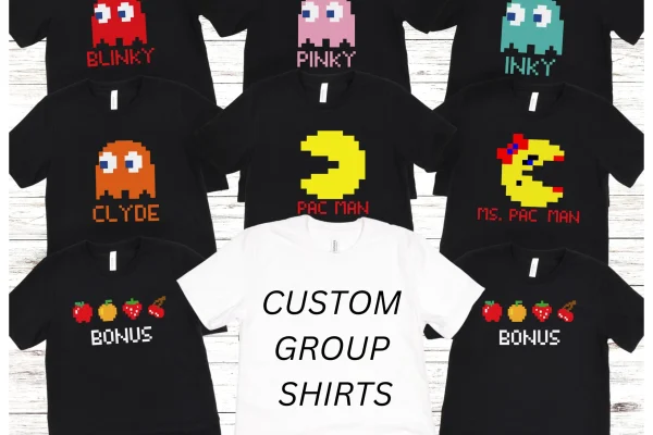 Group Costumes T-shirts | Pacman | Halloween Shirts - Etsy