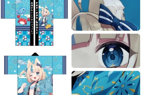 Sameko Saba ＆ Roa Kurageu Pop Up Store Kaijinsai Premium Embroidery Happi Sameko Saba