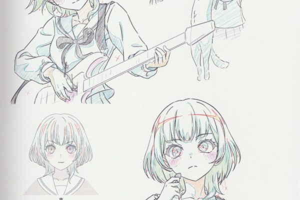 MyGO!!!!! and Ave Mujica character design sketches, from the BD booklets : r/BanGDream