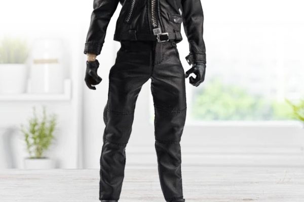 1/12 Scale Jacket Leather Coat Clothes Pants Set For 6'' figure ornaments