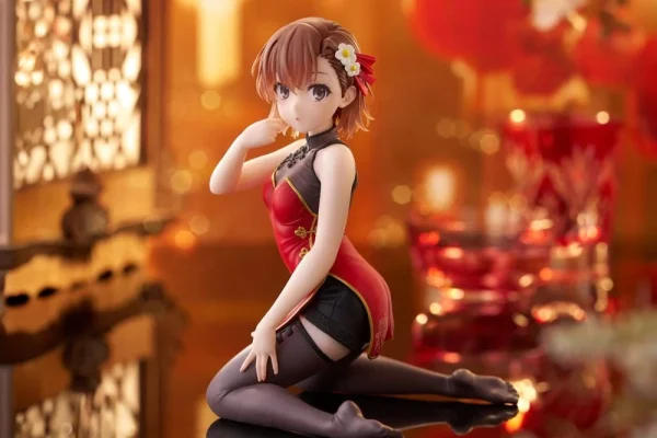 A Certain Scientific Railgun Desktop Cute Mikoto Misaka (Chinese Dress Ver.) Figure