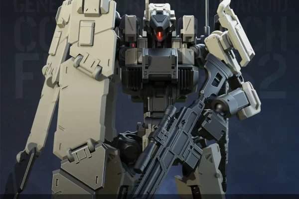 3 min project Series FENRIR Sniper Type Plastic Model Kit (Light Yellow) | HLJ.com